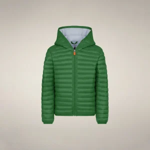 Piumino bambino Huey verde foresta