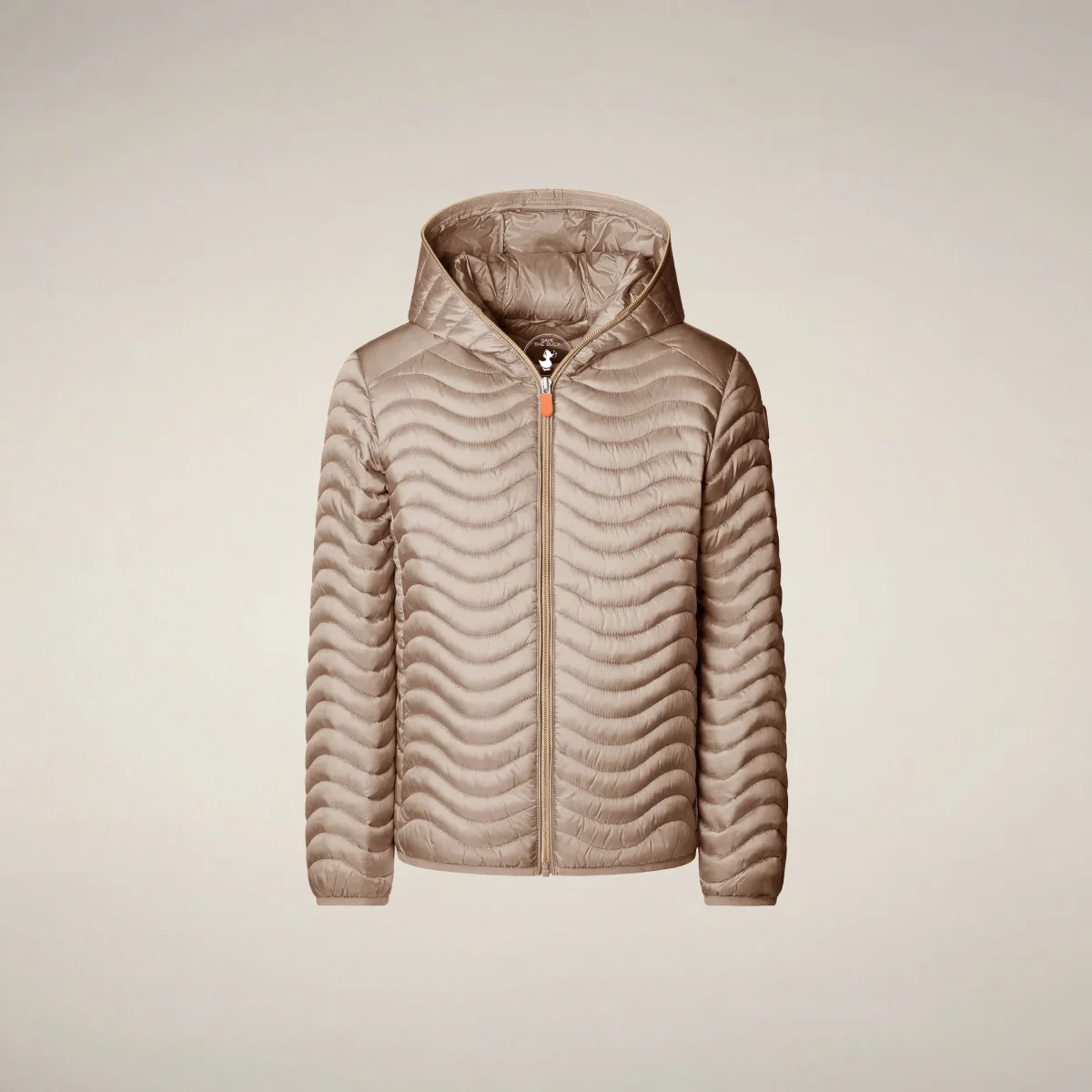 Piumino bambina Xanty beige crema