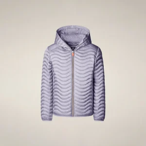 Piumino bambina Xanty lilla opale