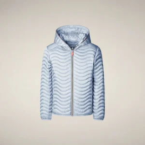 Piumino bambina Xanty azzurro alba