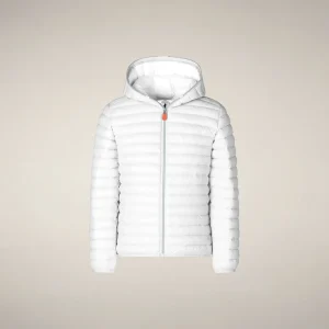 Piumino bambina Ana bianco