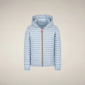 Piumino bambina Rosy azzurro alba