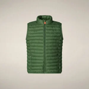 Gilet imbottito bambini unisex Dolin verde foresta