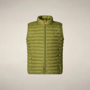 Gilet imbottito bambini unisex Dolin verde lime