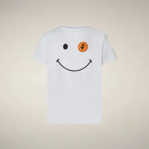 T-shirt bambini unisex Asa bianco