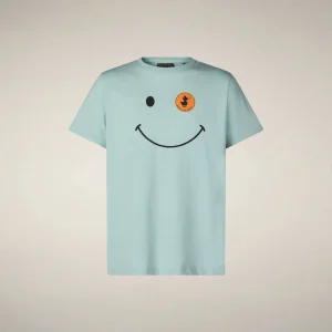 T-shirt unisex bambini Asa azzurro isola