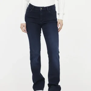 Jean JISENA Blue black light brushed