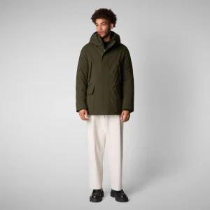 PARKA UOMO ELON IN LAND GREEN
