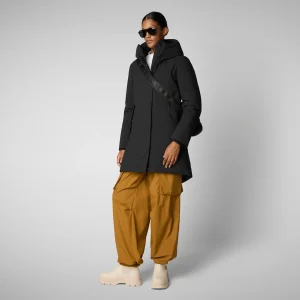 PARKA DONNA CON CAPPUCCIO NELLIE NERO