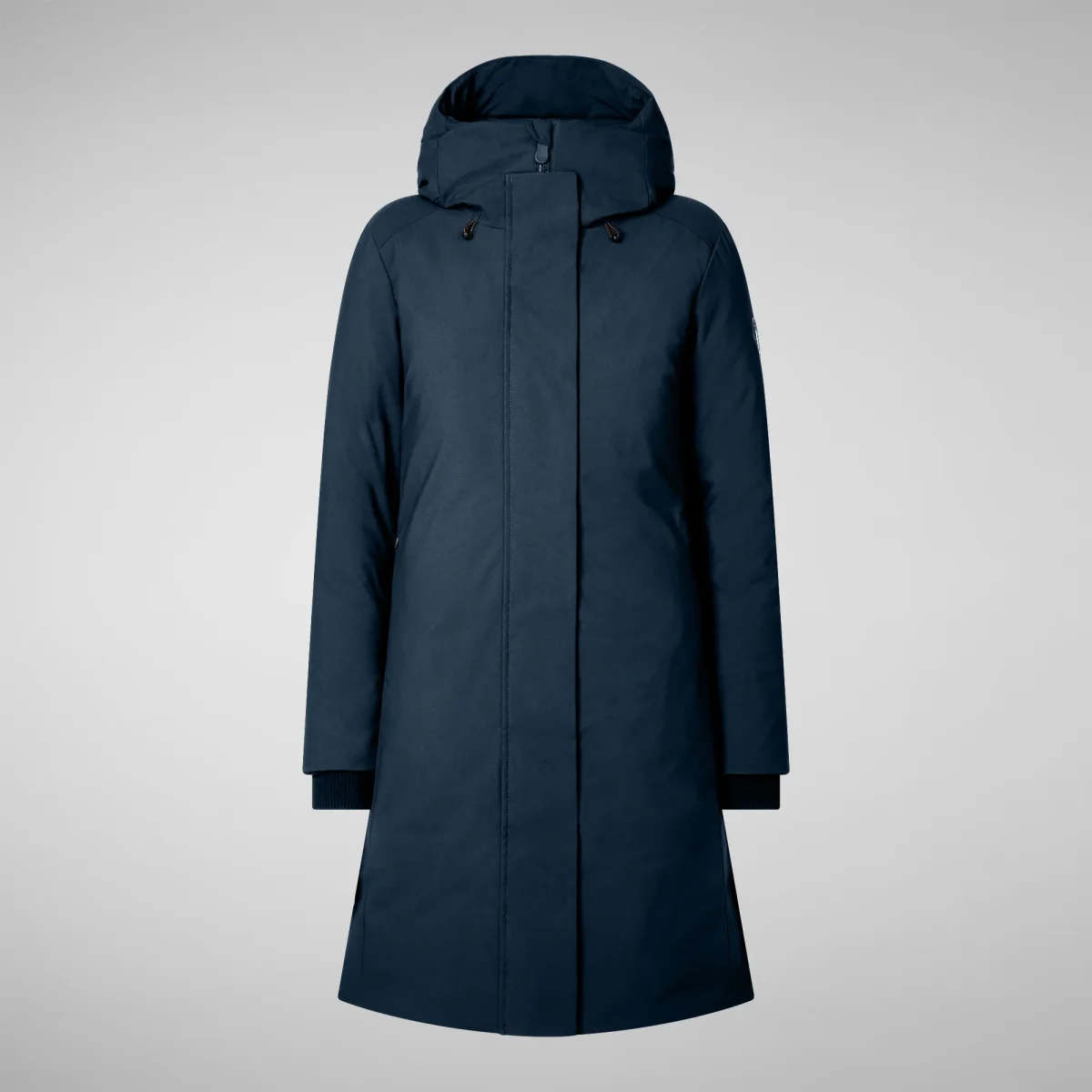 PARKA DONNA CON CAPPUCCIO SIENNA BLU NERO – Image 5