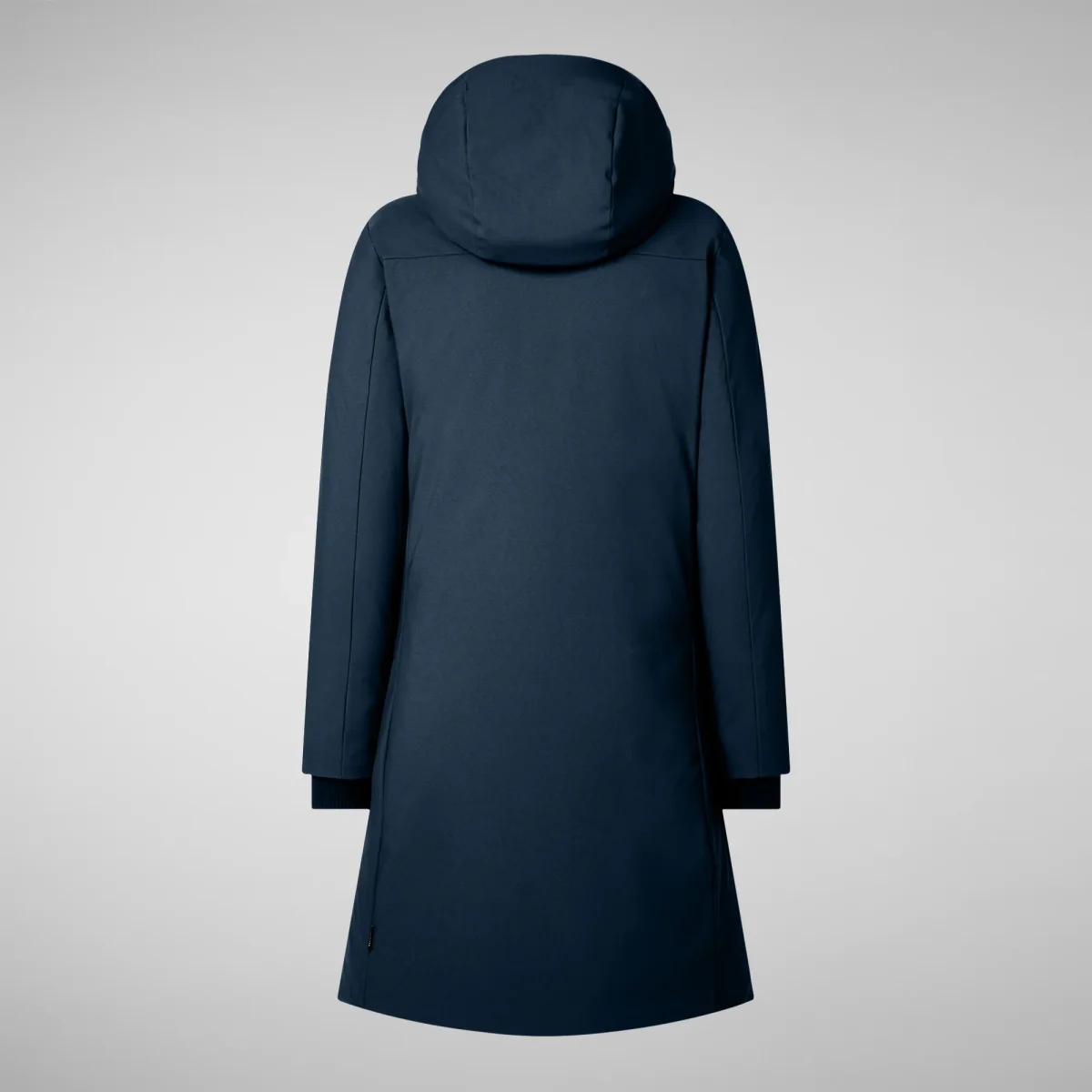 PARKA DONNA CON CAPPUCCIO SIENNA BLU NERO – Image 6