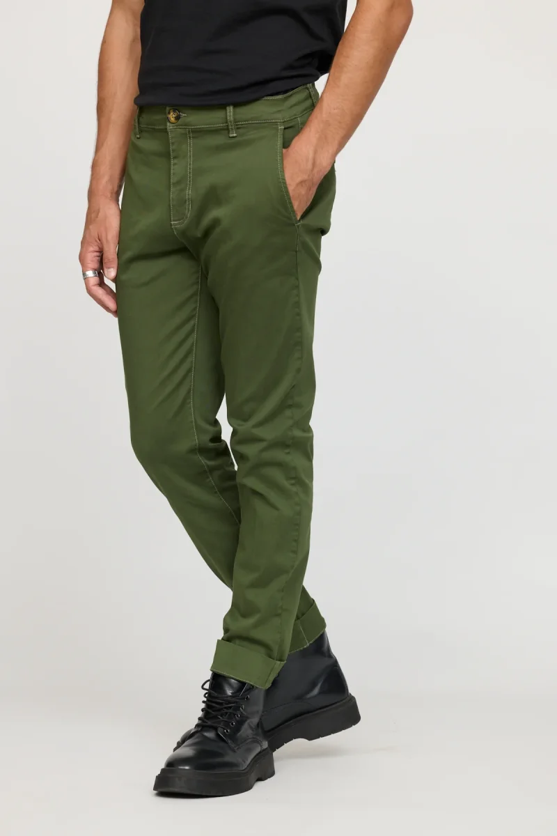 Pantalon Chino Straight Gery – Image 3