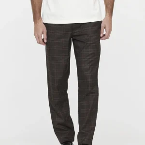 Pantalon GLANCE Check brown
