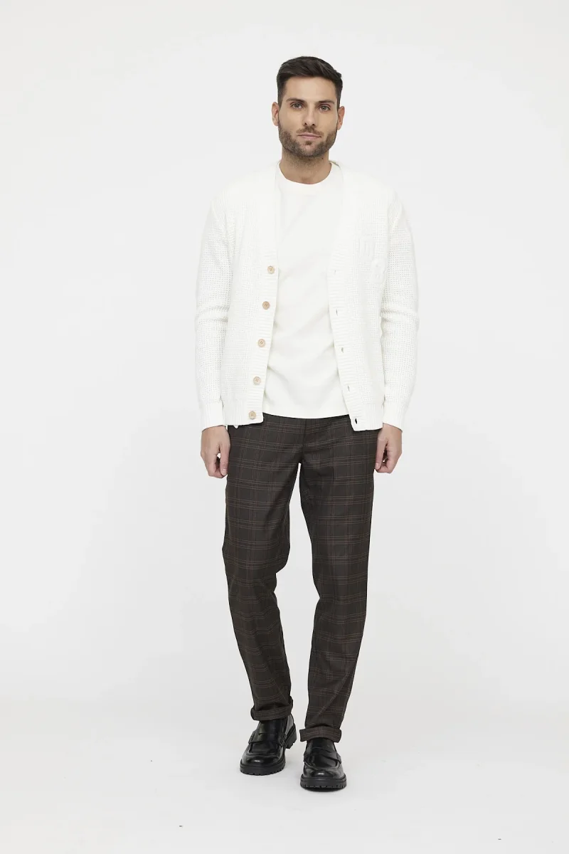 Pantalon GLANCE Check brown – Image 6