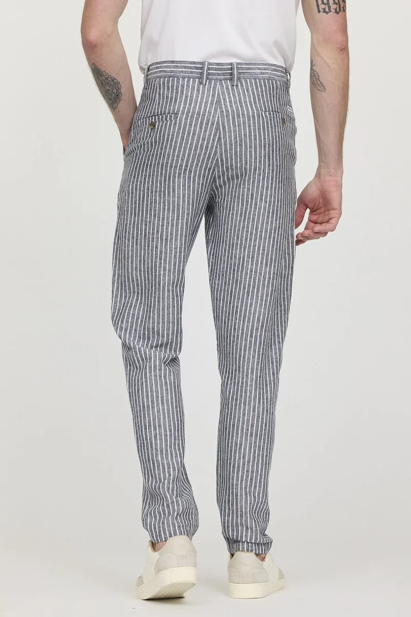 Pantalon GLANCE Navy stripes – Image 3