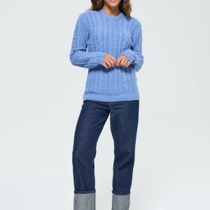 Pull Cofoncy Sky Blue Chiné