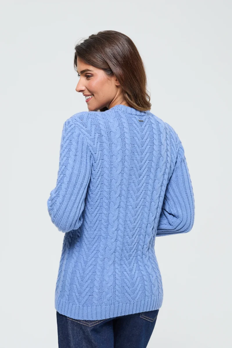Pull Cofoncy Sky Blue Chiné – Image 6