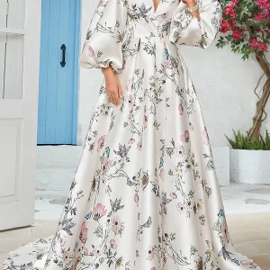 Robe Marquise/Princesse Ligne A Chérie Traîne Tribunal Robe de Mariée avec Fente