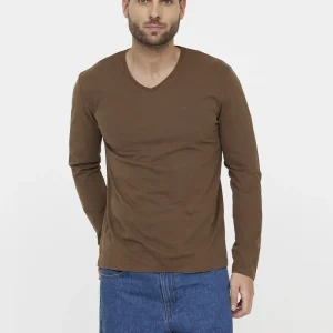 T-shirt AJESSY ML Brown