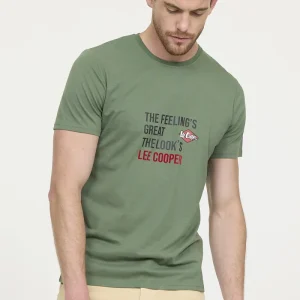 T-shirt ALEKO Kaki vert