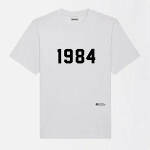 T-SHIRT BLANC OVERSIZE "1984"