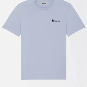 T-SHIRT BLEU PASTEL "THE LABEL"