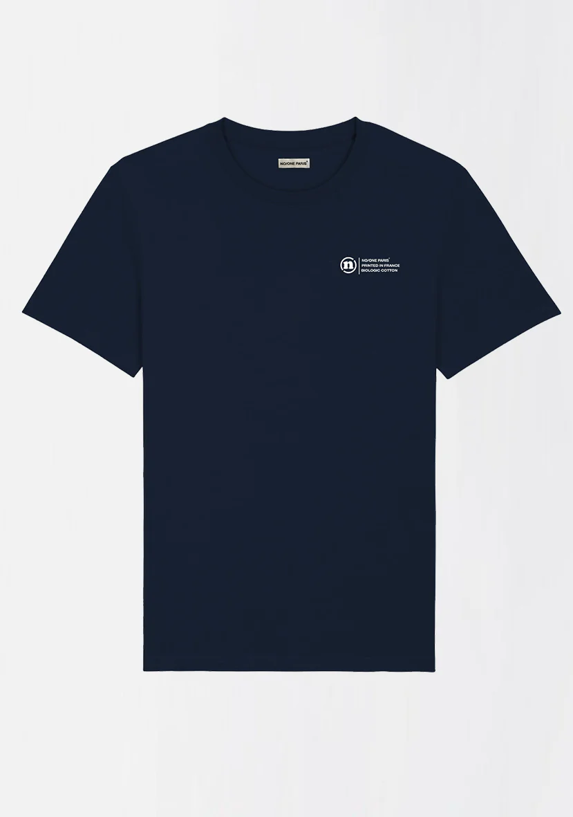 T-SHIRT BRIGHT BLUE "THE LABEL" – Image 6