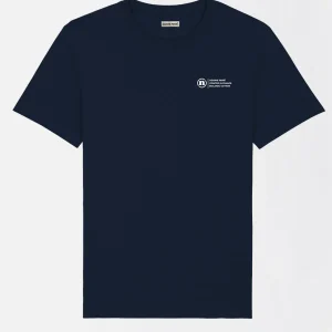 T-SHIRT NAVY "THE LABEL"