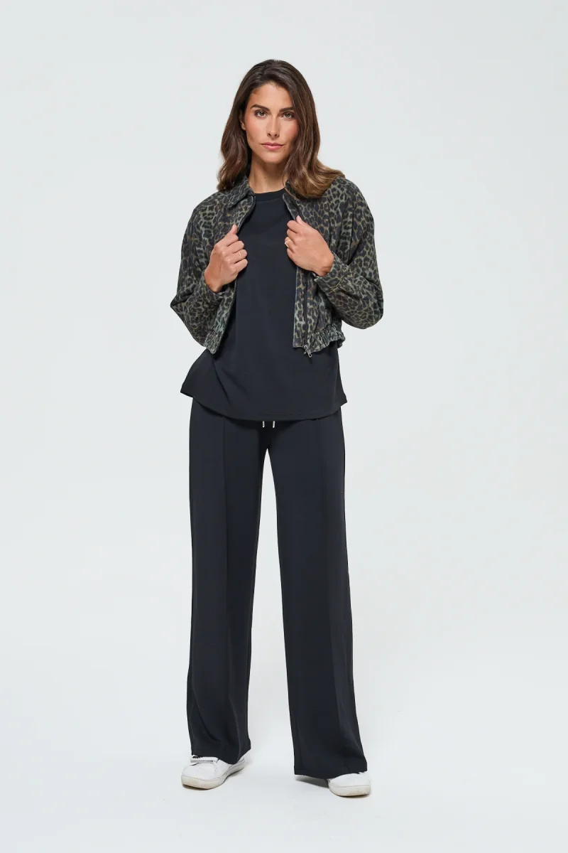 Veste Filista Léopard gris