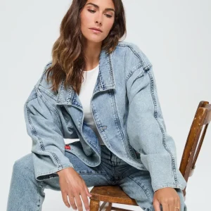 Veste Flana Light Medium Blue Brushed