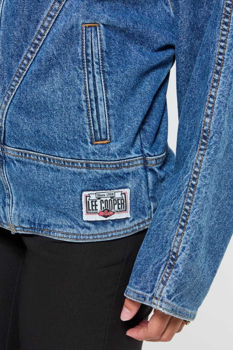 Veste Flana Vintage medium blue – Image 5