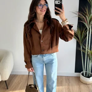 Veste Olivia en daim