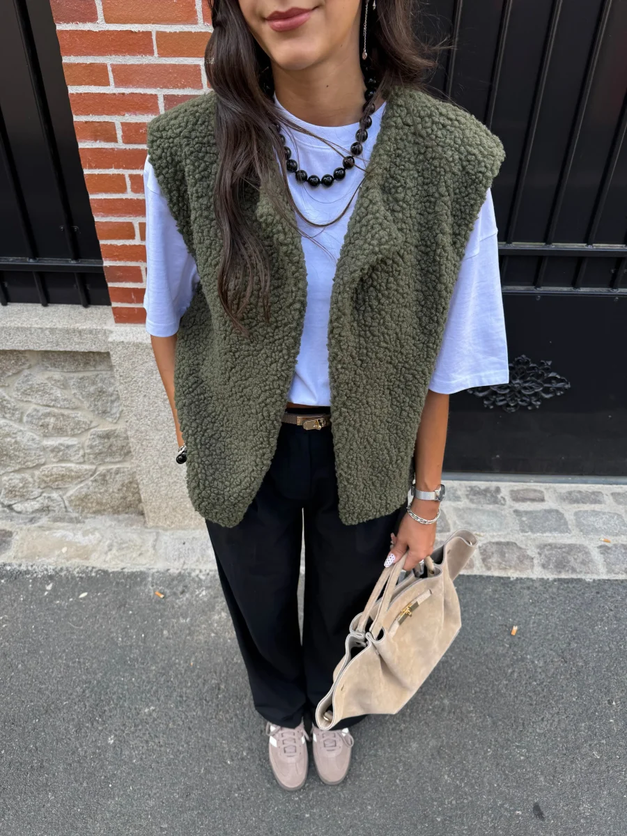 Veste mouton sans manches – Image 8