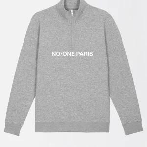 SWEATSHIRT COL ZIP NO/ONE PARIS