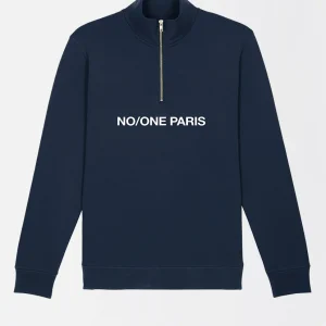 SWEATSHIRT COL ZIP NO/ONE PARIS