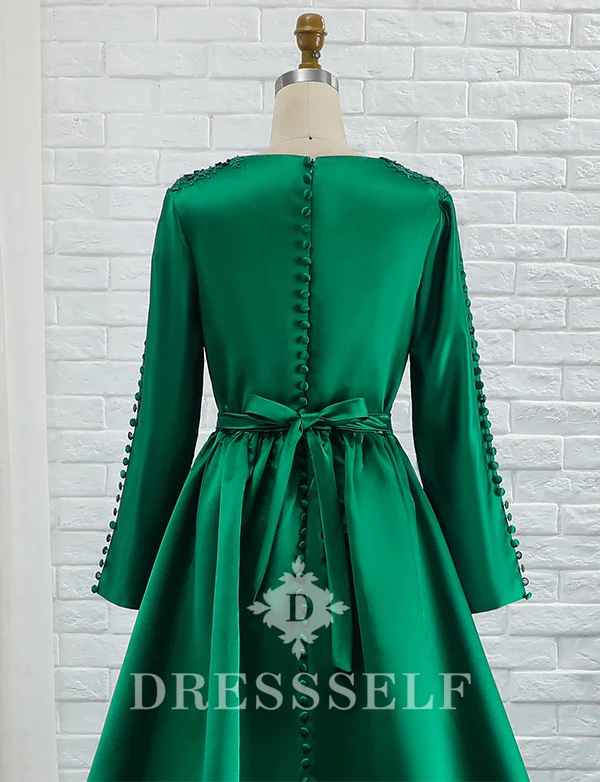 Caftan Robe de Mariage Vert – Image 6