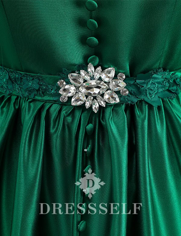 Caftan Robe de Mariage Vert – Image 8