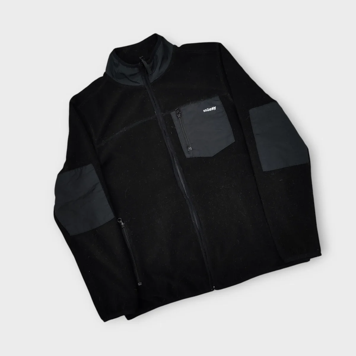 Fleece Stussy noir - S – Image 4