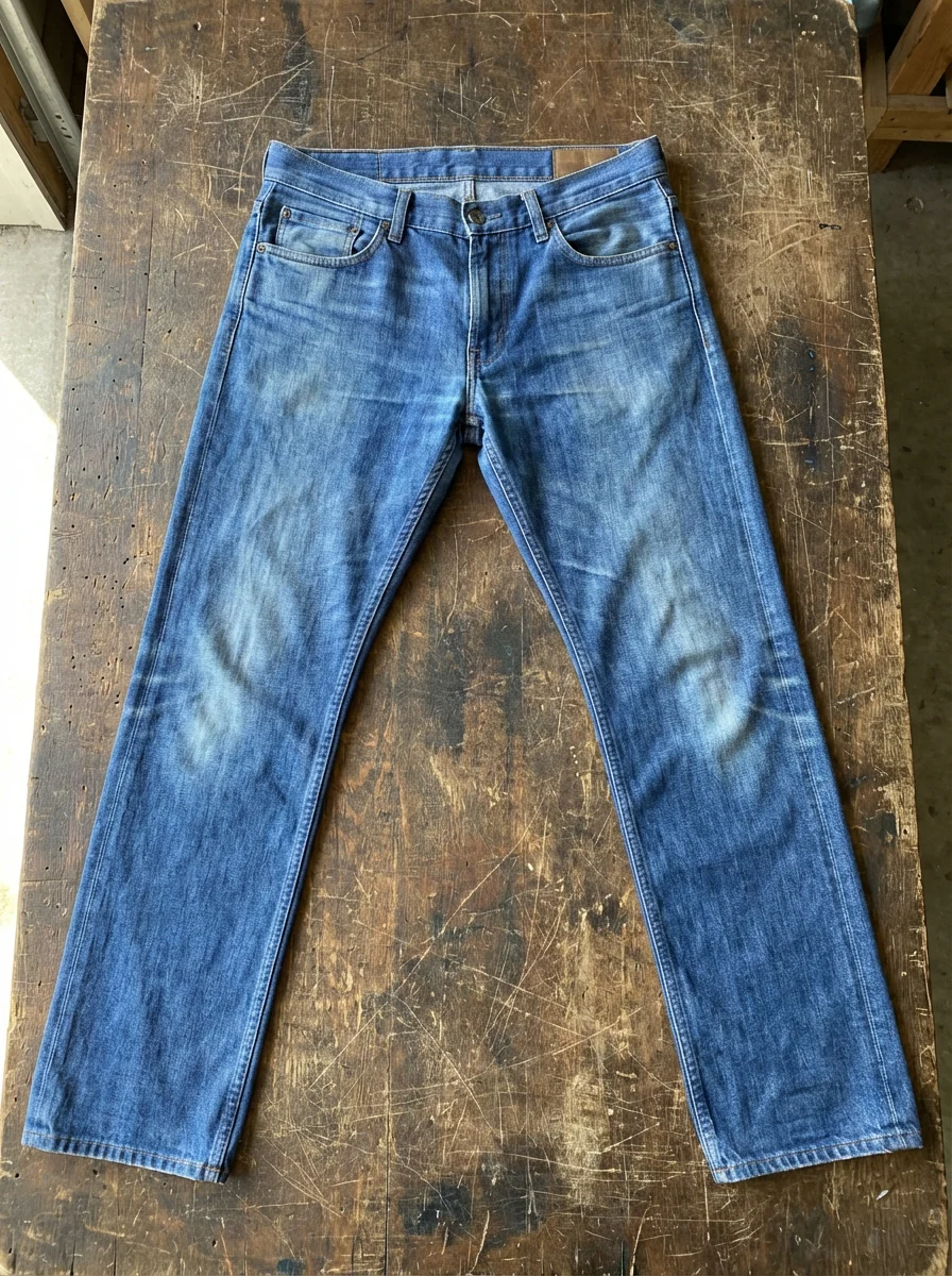 Lugdunum Bleu 100% Lin — Bon état (Produit Test) – Image 2