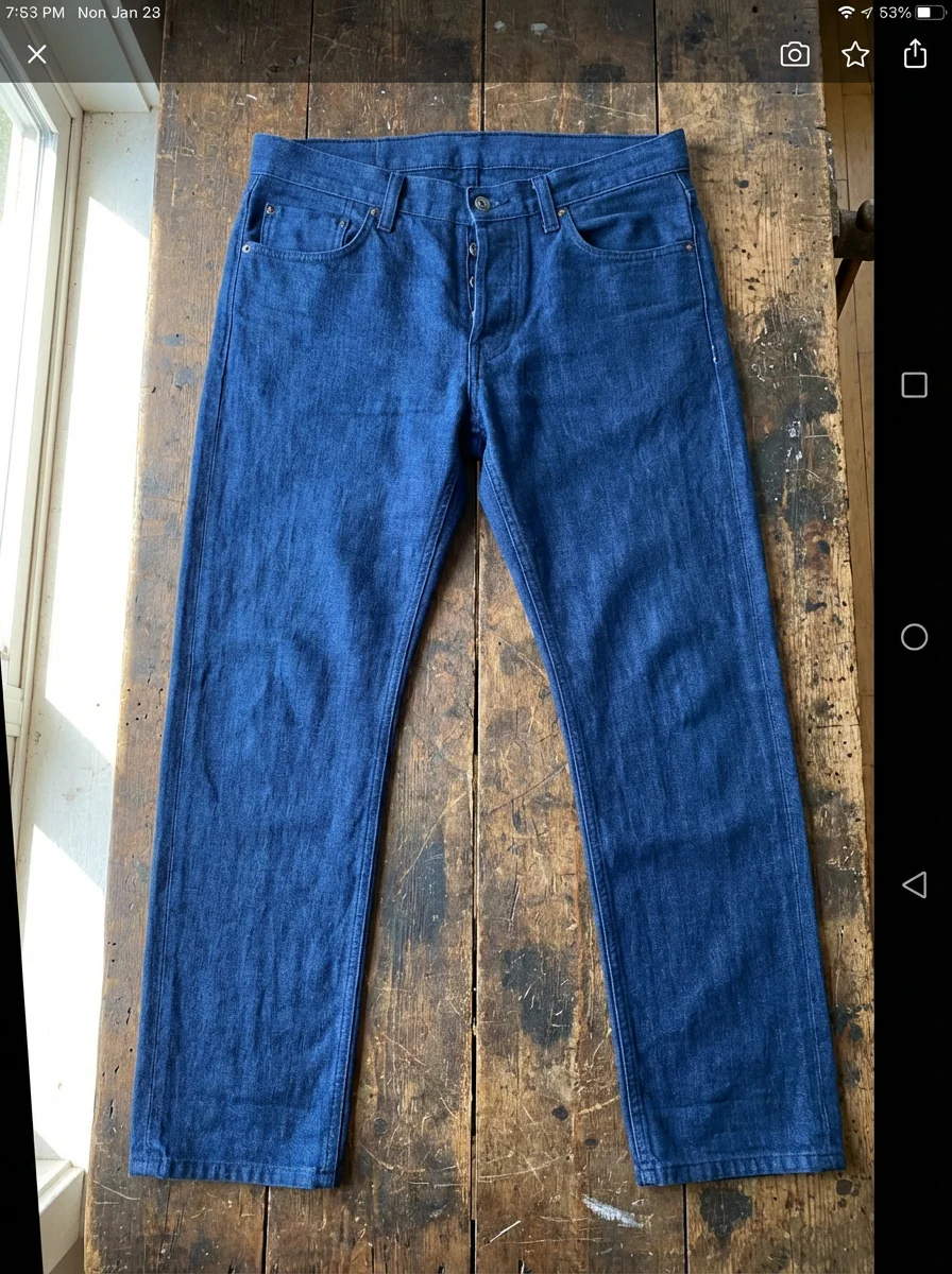 Massalia Bleu 100% Lin — Très bon état (Produit Test)